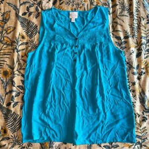 St John’s Bay Medium Blue Tanktop